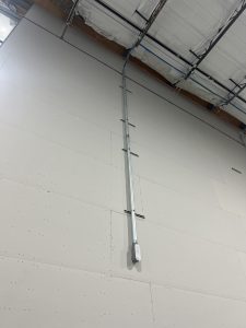 Installed vertical cable pathway for multi-floor cable runs - CommX Networks
