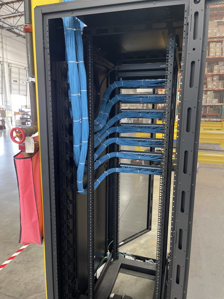 Structured Cable Rack Dressing Commercial & Structured Network Cabling Contractor Installation ...