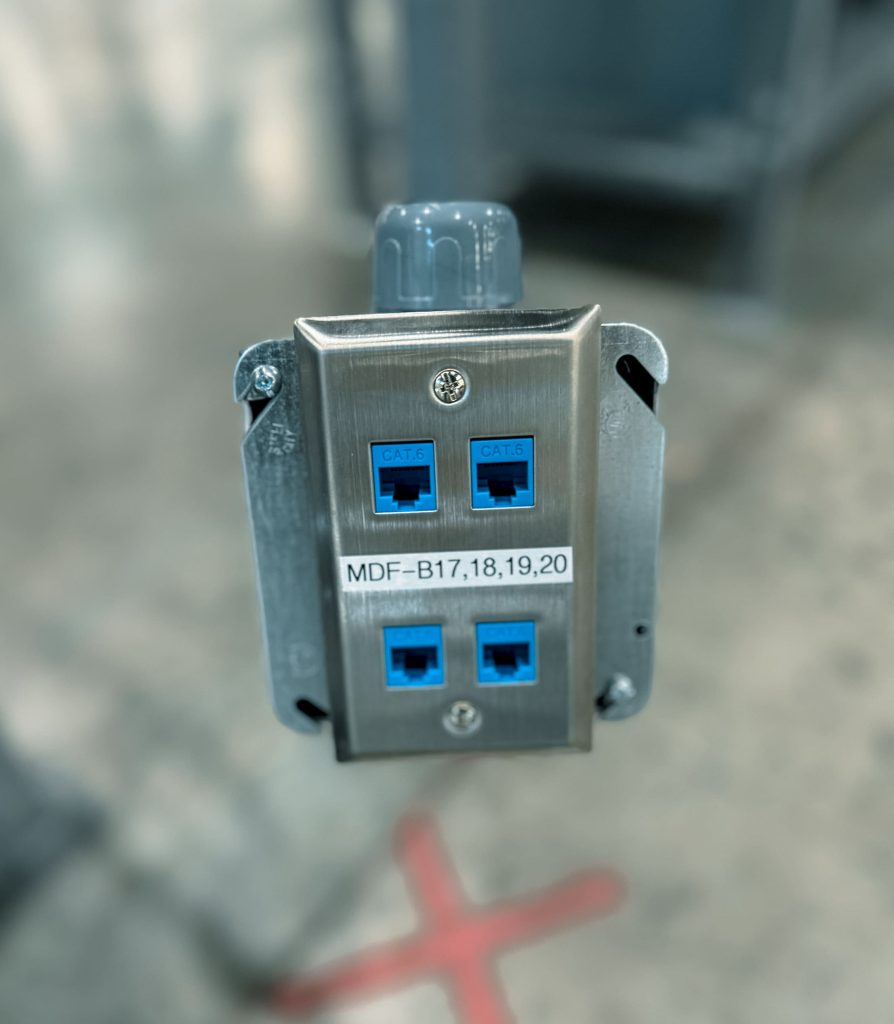 Low voltage cabling project by CommX Networks