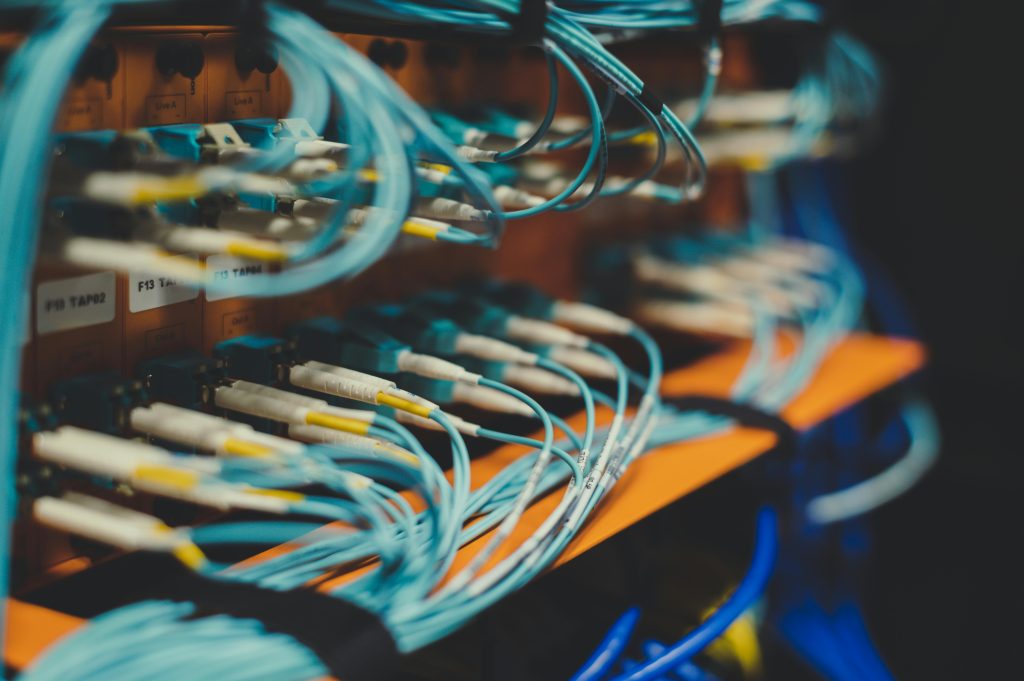 Network rack installation in commercial facility