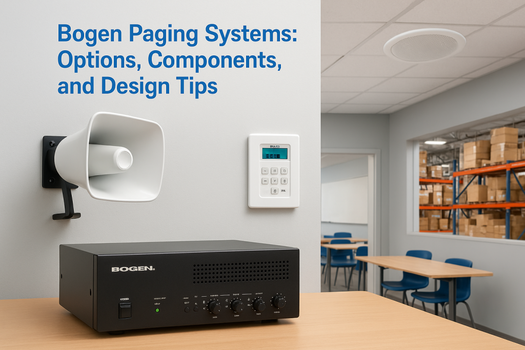Bogen Paging Systems: Options, Components & Design Tips