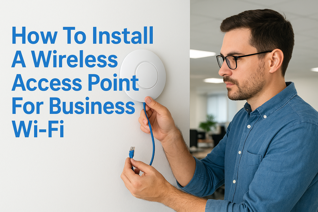 How to Install a Wireless Access Point for Business Wi-Fi