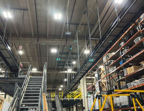 Completed wireless network installation for warehouse Wi-Fi - CommX Networks